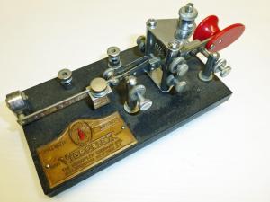 Original ad photo of my Vibroplex bug