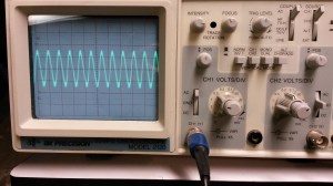 Input to the grounded grid amp at 7 MHz