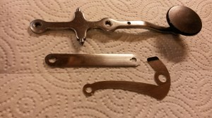 The white metal bits