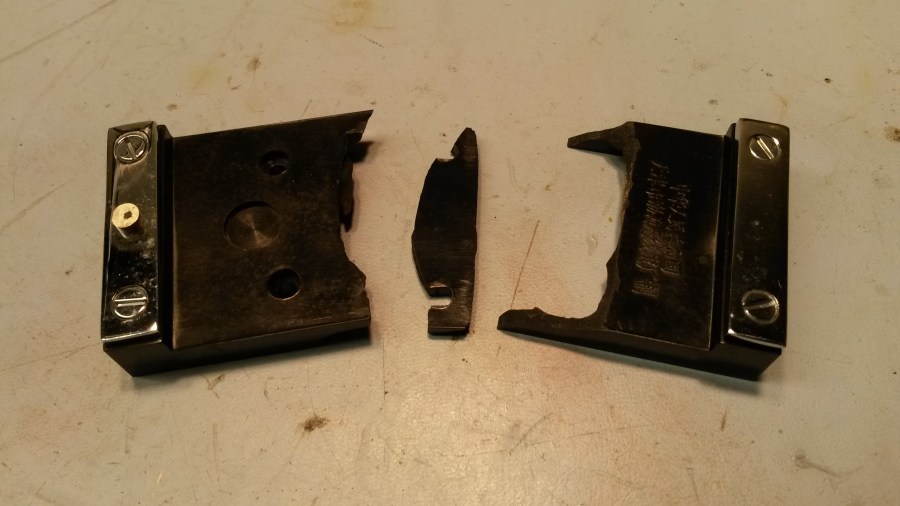 Broken bakelite pedestal