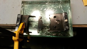 Preparing to clamp glue job