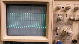 Output waveform on 80M after mod
