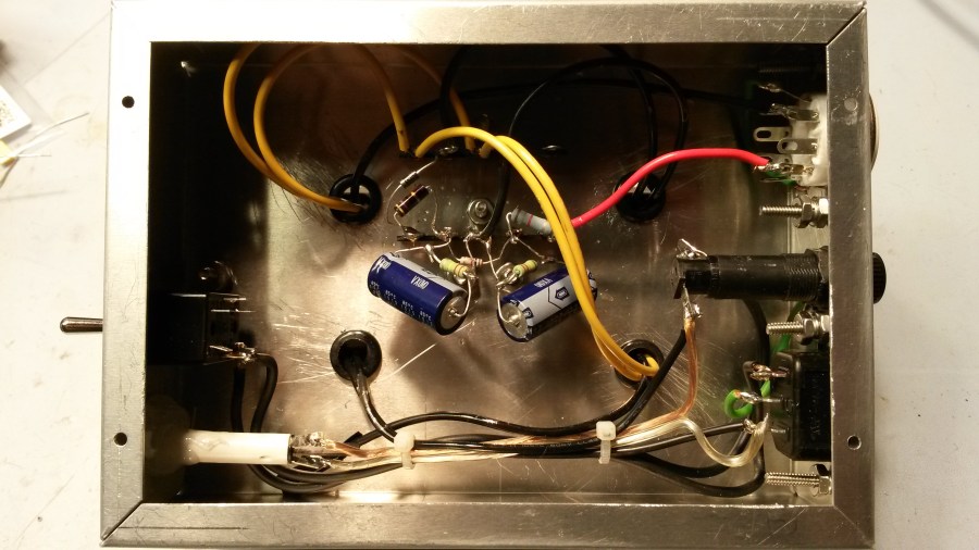 PSU under chassis wiring