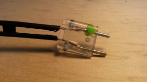 300 ohm twin-lead terminated with weird plastic plug