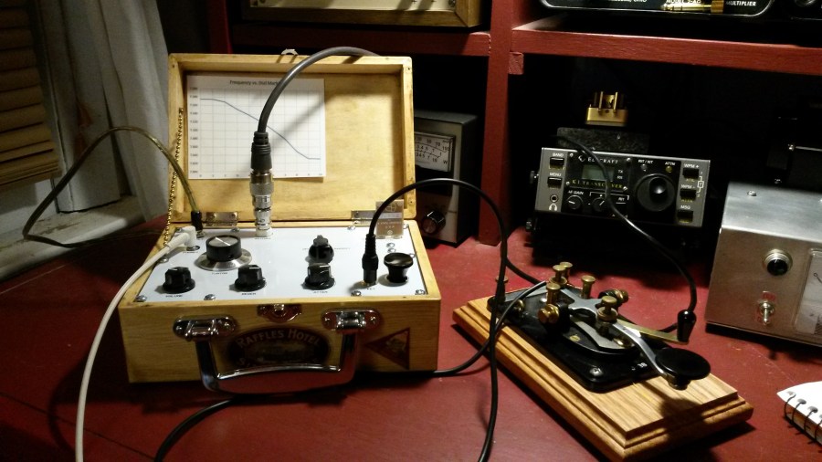 The Bayou Jumper, a Paraset replica in a wooden box.