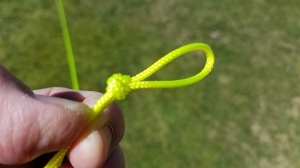 A Permanent Loop (bight tied in an overhand knot)